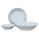 طقم سفرة بورسلان السيف غاليري، 81 قطعة، دائري - رمادي product image 5
