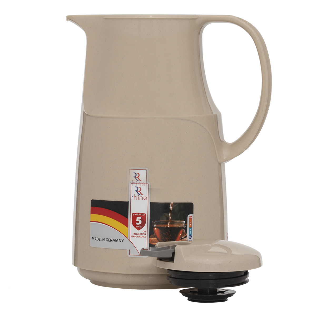 ترمس الراين، 1 لتر، ضغاط - بيج product image 3