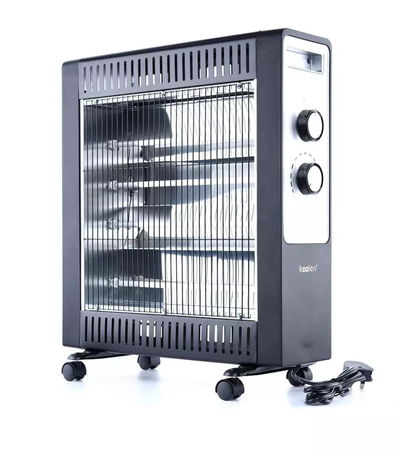 Koolen 807102004 Quartz Heater, 2200 Watt, 4 Candles, 2 Heat Levels - Gray product image 1