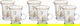Al Saif Gallery Glass Flamingo Beads Set, 6 Pieces, 200 Ml, Flamingo Pattern - Clear product image 1