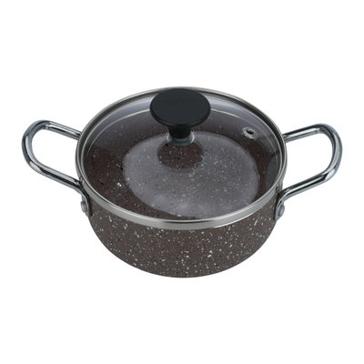 Al Saif Gallery Granite Cooking Pot, 12 cm - Black product image 3