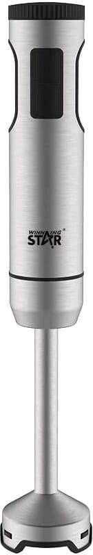خلاط يدوي ويننج ستار، 1000 واط، 4×1، ST-6500 - فضي اسود product image 3