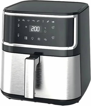قلاية هوائية دينكس ، 1800 واط، 8 لتر ،DX2090 - اسود فضي product image