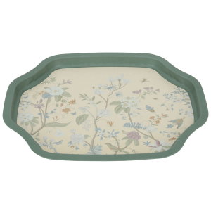 Al Saif Gallery Metal Serving Tray, 19.3X19.3X3 Cm, Square - Green product image