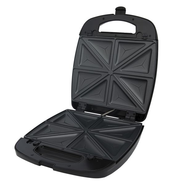 Edison Waffle And Sandwich Maker, 3×1, 920 Watt - Black product image 2