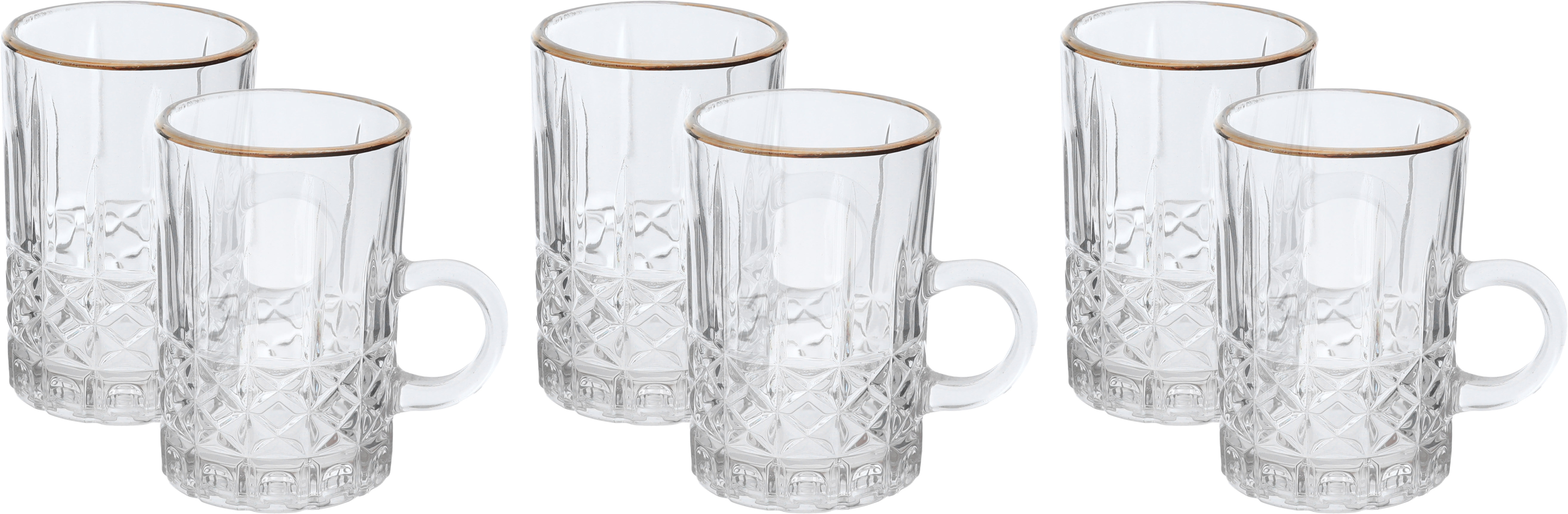 Teapot Set with Max Glass Handle, 6 Pieces - Clear product image