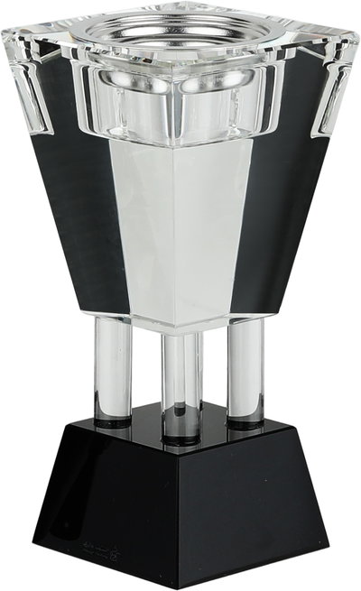 مبخرة زجاج السيف غاليري، قاعدة مربعة، 8x8x16.5 سم - شفاف product image 2