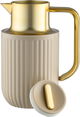 Everest Laura thermos, 1 liter, golden handle, thermal glass inner shell, plastic outer shell - beige product image 4