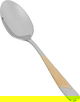Al Saif Gallery Steel Tea Spoon Set, 6 Pieces, Pattern - Gold product image 2