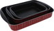 Alsaif Plus Teflon Oven Trays Set, 3 Pieces - Red product image 2