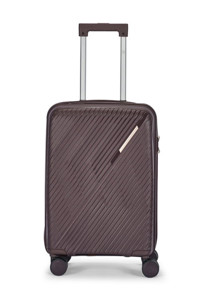 شنط كابينة طائرة بولي بروبلين ليمرا، 20 بوصة، 4 عجلات، زاويه 360 درجة، LMA-PP630 - بني product image 2