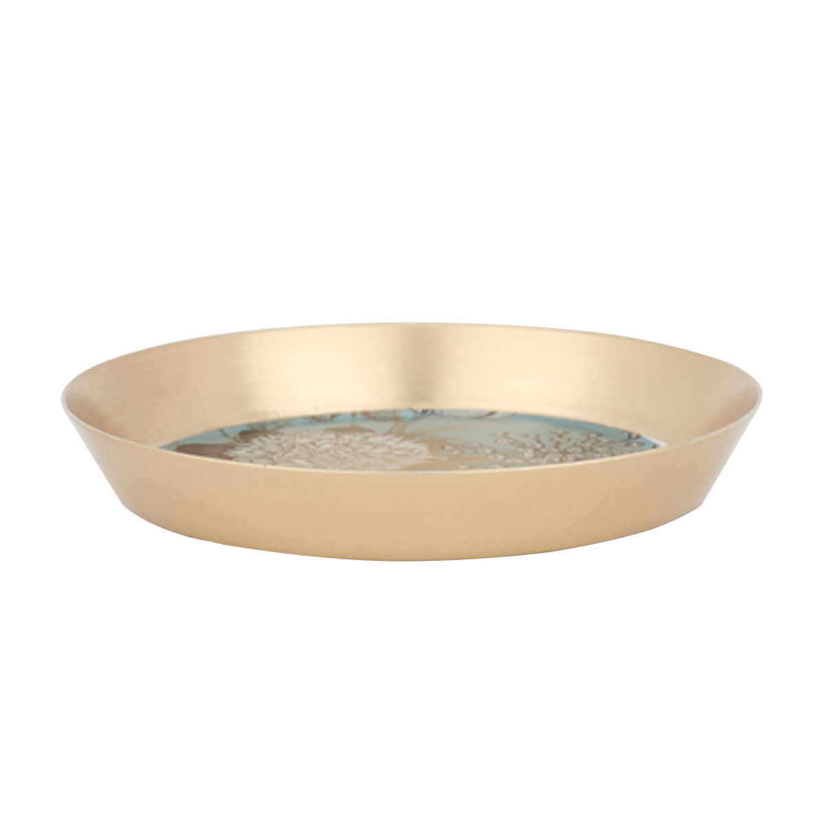 Al Saif Gallery Steel Sweet Plate, 12X12X2 Cm - Gold product image 2