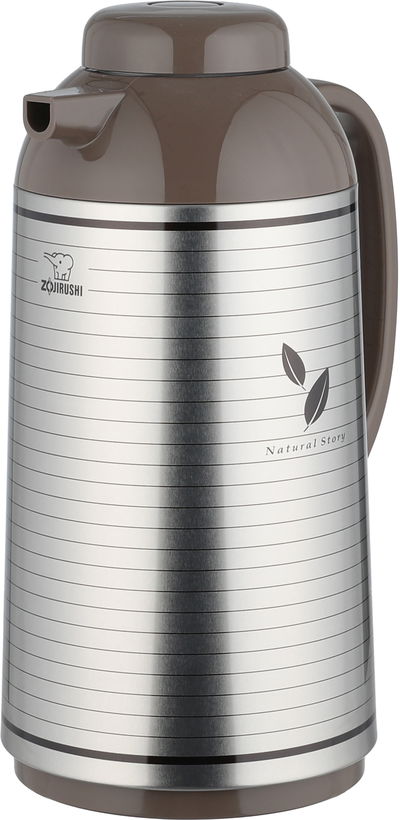 ترمس أبو فيل زوجريشي، 1 لتر، حافظة داخلية زجاج، ضغاط - كابيتشينو product image 3