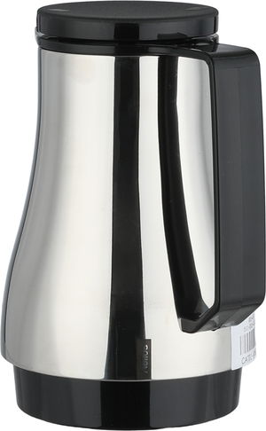 ترمس الماني هليوز، 0.6 لتر،حافظة داخلية زجاج، خدمة ذاتية - أسود فضي product image 2