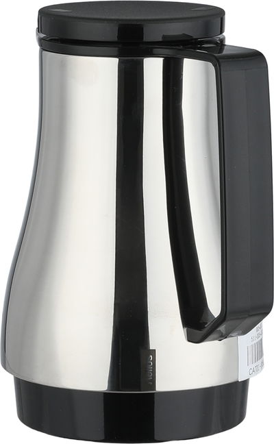 ترمس الماني هليوز، 0.6 لتر،حافظة داخلية زجاج، خدمة ذاتية - أسود فضي product image 2