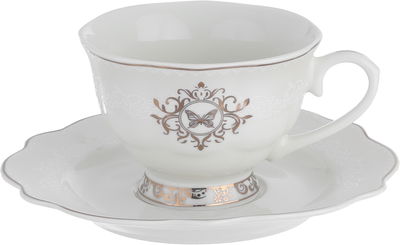 طقم سفرة بورسلان السيف غاليري، 65 قطعة، نقش كلاسيكي - ابيض product image 4