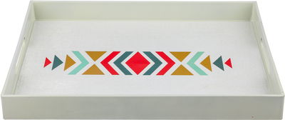 Al Saif Gallery Plastic Serving Tray, 40X30X4 Cm - Off White product image 1