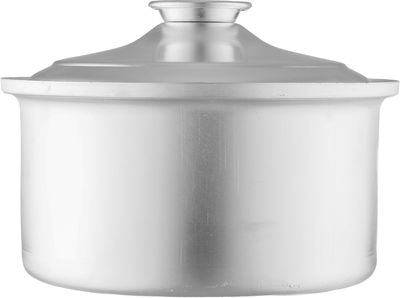 طقم قدورابو تاج الهندي ألمنيوم السيف بلص، 4 قطع، دائري - فضي product image 2