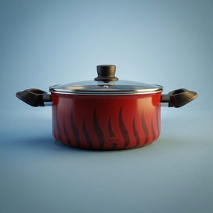 قدر تيفال تيفال، 22 سم، 3.8 لتر - احمر product image