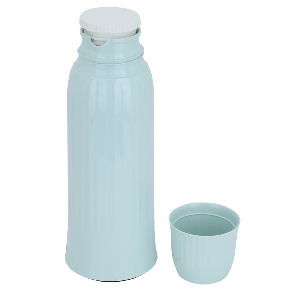 Helios thermos, 750 ml, glass inner container, plastic outer shell - green product image 2