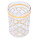 علبة بهارات بلاستيك السيف غاليري، دائري، منقوش ذهبي - شفاف product image 3
