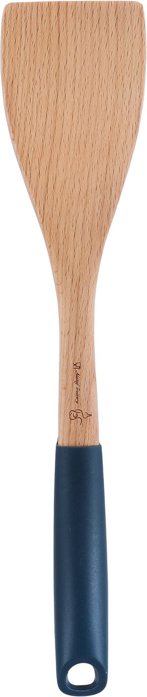 ملعقة تقليب طعام خشب بلاستيك السيف غاليري، 33×7 سم - ازرق غامق خشبي product image