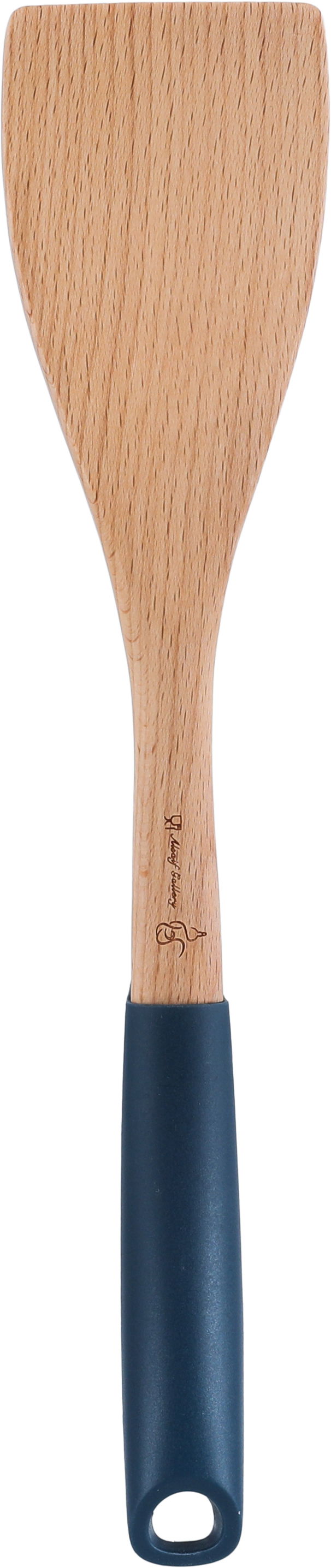 ملعقة تقليب طعام خشب بلاستيك السيف غاليري، 33×7 سم - ازرق غامق خشبي product image 1