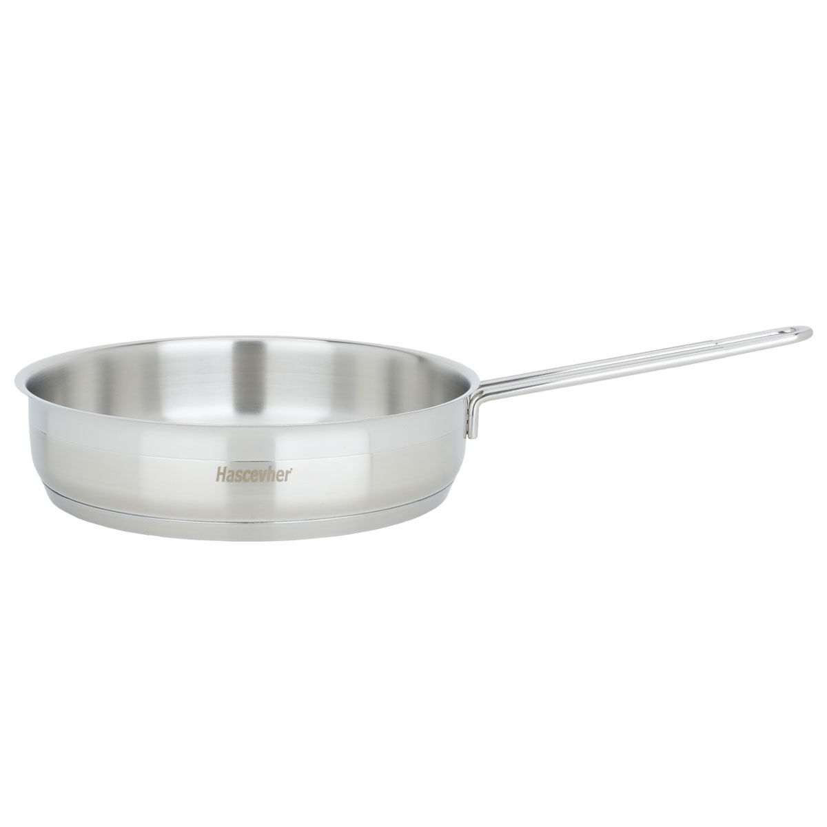Al Saif Gallery Steel Frying Pan, 24 x 0.6 cm - Silver product image