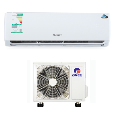 مكيف سبيليت بولر جري، 28000 وحدة تبريد، بارد/حار، تحكم ذكي، GWH30AGEXH-D3NTA1E - ابيض product image 4