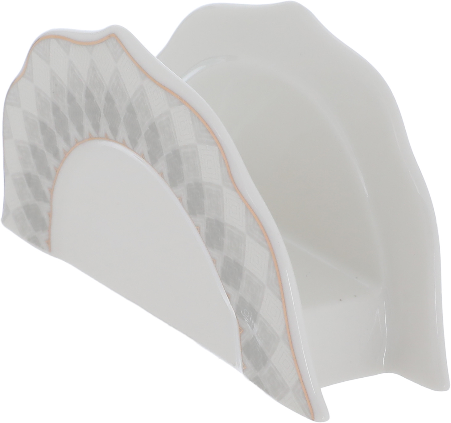 Victoria Al Saif Gallery porcelain dining set, 65 pieces, pattern, gold-white line product image 14