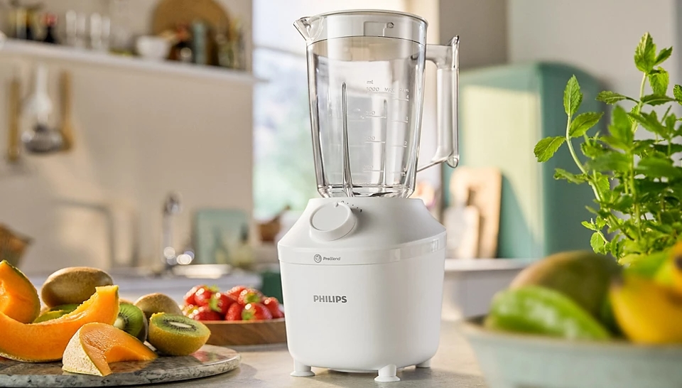 Philips Series 3000 Electric Blender, 450 Watt, 1.9 Liter, Single Speed, HR2041/50 - White product image 9
