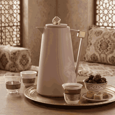 Everest Diamond Plastic Thermos, 1 Liter, Glass Inner Container, Push Button - Rose Gold product image 2