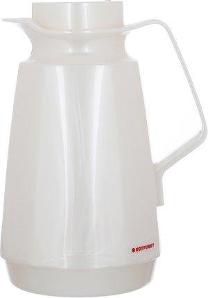 Rotpont thermos, 1 liter, glass inner container, plastic outer shell - white product image 2