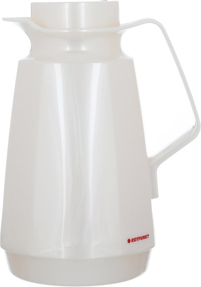Rotpont thermos, 1 liter, glass inner container, plastic outer shell - white product image 2