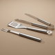 Al Saif Gallery Stainless Steel Bbq Tools Set, 46X9.5 / 45.3 / 45X7 Cm, 3 Pieces - Silver product image 1
