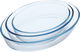 طقم صواني فرن زجاج ماكس جلاس، 3 قطع - شفاف product image 1