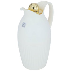 Everest Ramira Pro Thermos, 1.3 L, gilded, thermal glass inner shell, plastic outer shell - white product image 2