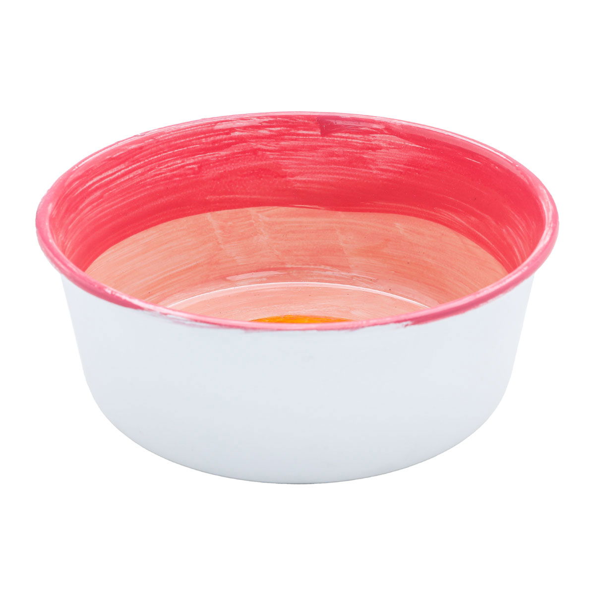 Al Saif Gallery Steel Serving Bowl, 15.5X15.5X6 Cm - Pink product image