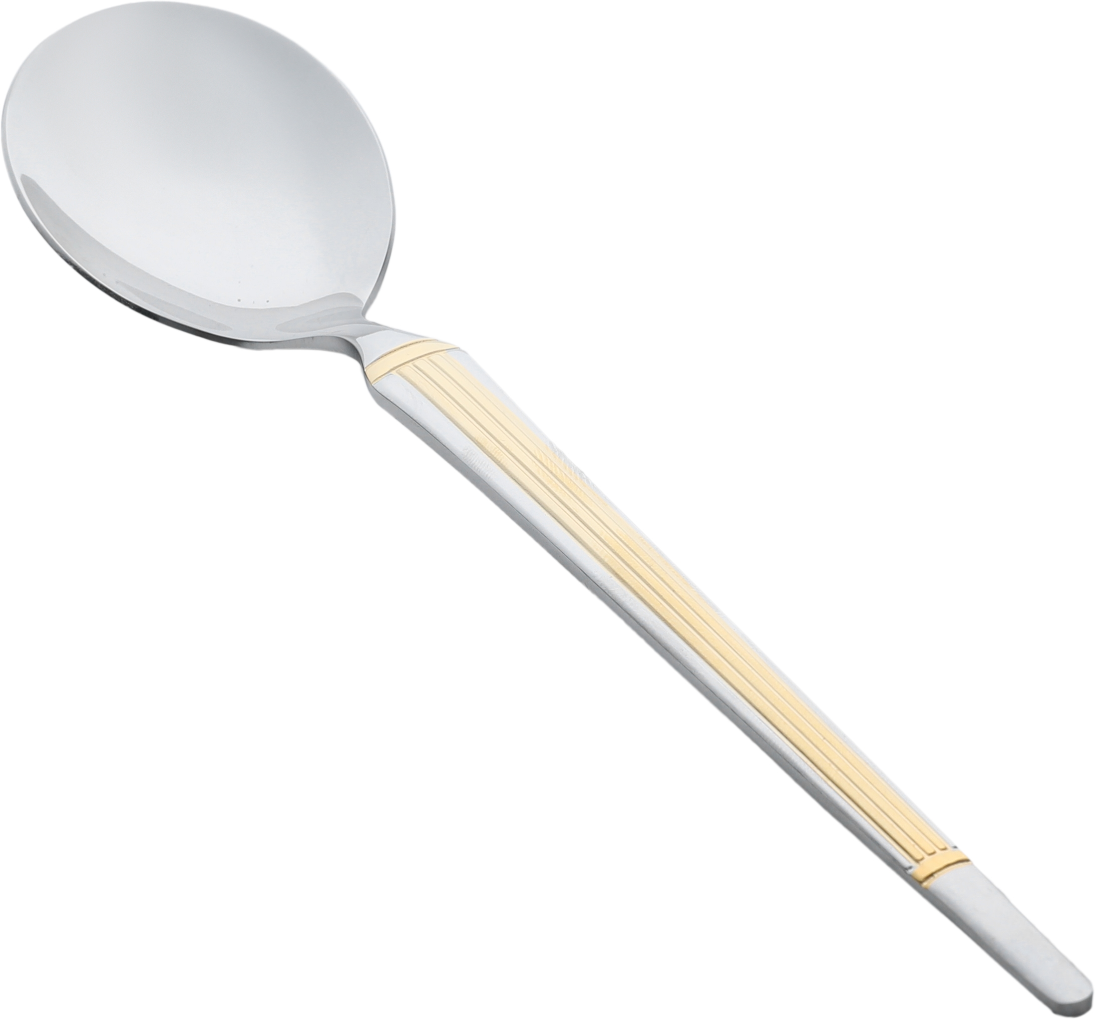 Al Saif Gallery steel cutlery set, 72 pieces - golden silver product image 10