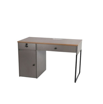 مكتب مودرن خشب MDF، 60×120×75 سم - رمادي product image 3