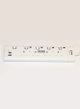 وصلة كهربائية كولن، 3250 واط، 4 مخارج، 5 متر، 2 USB، 301100008 - ابيض product image 2