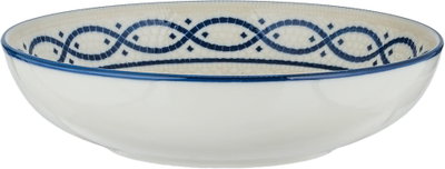 طقم سفرة بورسلان السيف غاليري، 24 قطعة، منقوش - ابيض ازرق product image 4