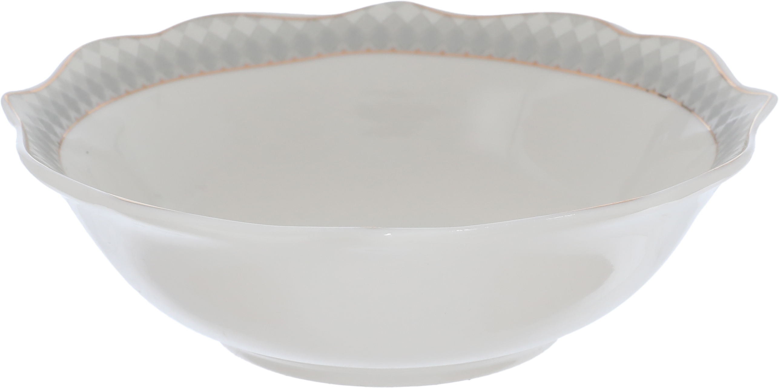 Victoria Al Saif Gallery porcelain dining set, 65 pieces, pattern, gold-white line product image 11