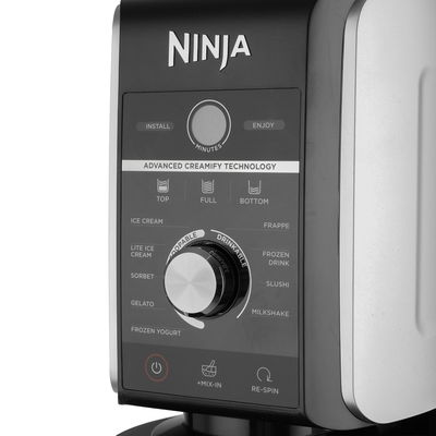 صانعة ايس كريم شارك نينجا، 709 مل، 800 واط، 4 وظائف، NC501ME - فضي اسود product image 3
