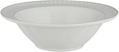 طقم سفرة بورسلان السيف غاليري، 86 قطعة، رسومات خطية - أبيض ذهبي product image 16