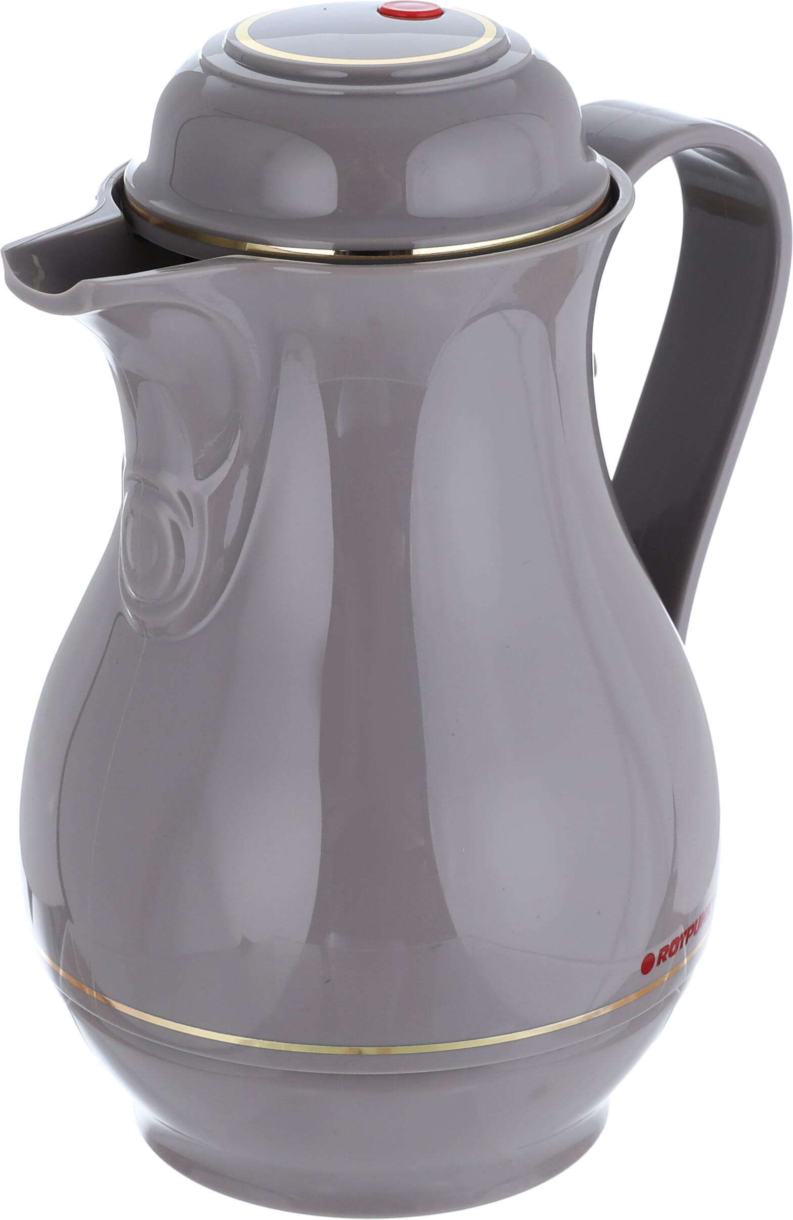 Rotpont Thermos, 500 ml, plastic outer shell, glass inner shell, plastic outer shell - gray product image 3