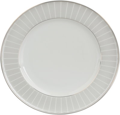 طقم سفرة بورسلان السيف غاليري، 86 قطعة، رسومات خطية - أبيض ذهبي product image 15