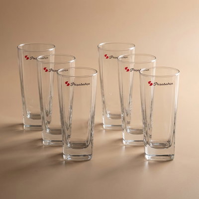 طقم كاسات تمبلر زجاج باشاباتشي، 6 قطع، 290 مل - شفاف product image 2