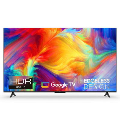 تلفزيون بدون اطار سمارت تي سي ال، 75 بوصة، 4K، UHD، 75T635 - اسود product image 2