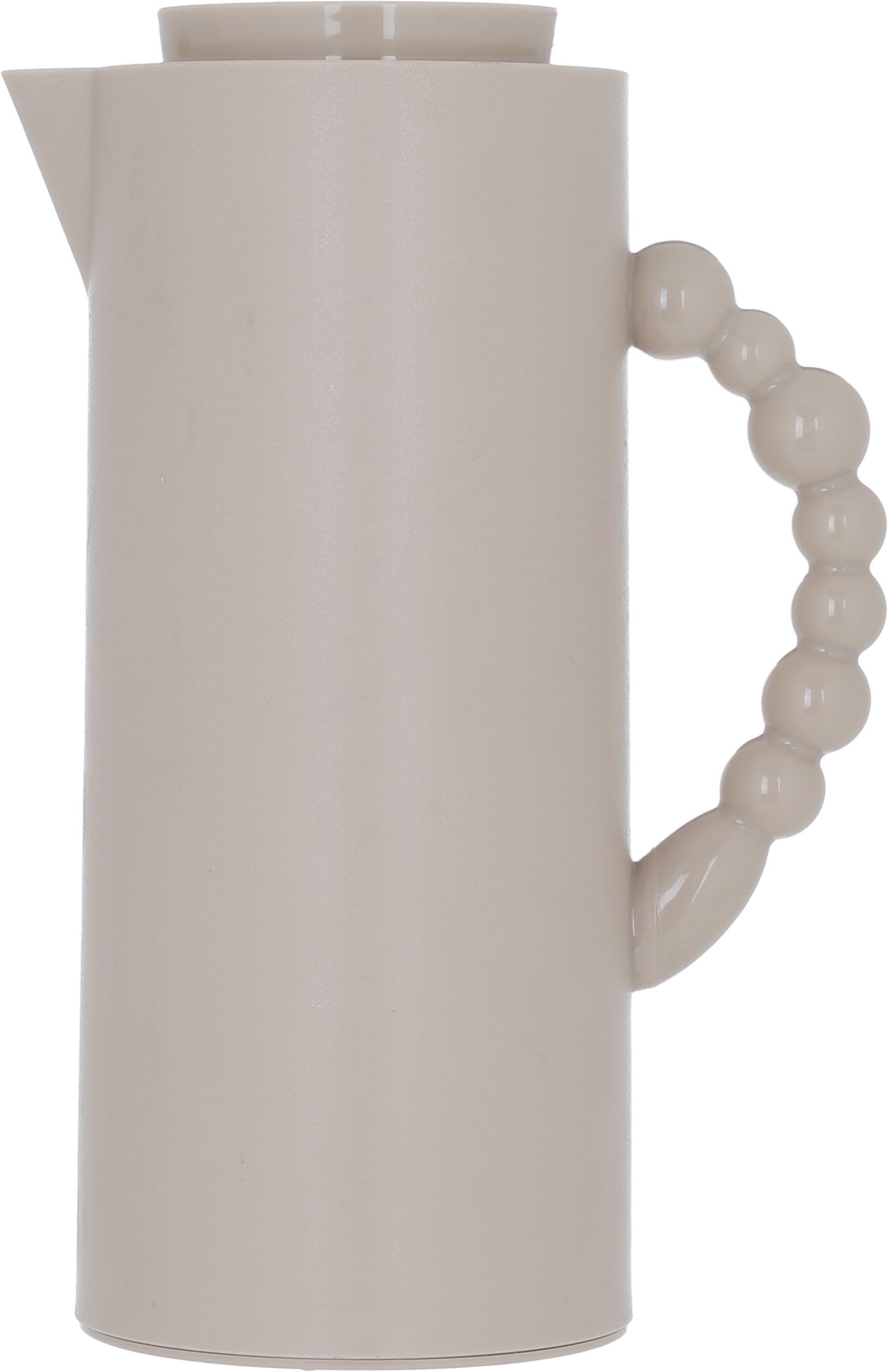 Al Saif Gallery Royal 7 glass thermos, 1 liter, plastic outer shell - light brown product image